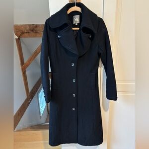 Spiewak Black Wool Coat